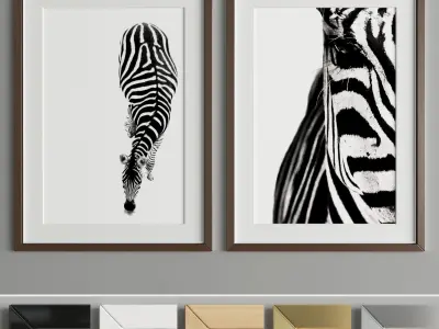 Art Frame A23 Low-poly 3D model