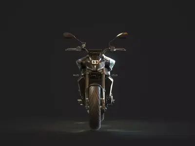 Base model Yamaha MT 09 2024 3D model