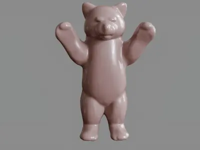 Ceramic Red Panda decoration 3D model