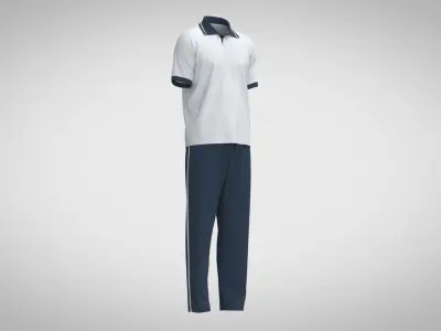 Casual Sport Outfit 2 3D model