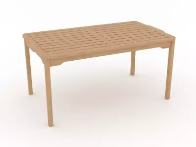 Outdoor Garden Table 3D model