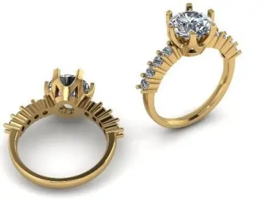 Jewelry Cocktail Ring 3D print model