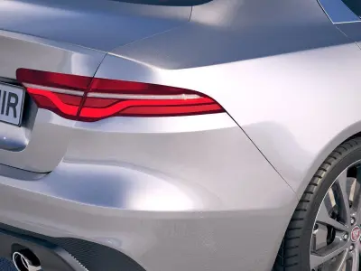 Jaguar XE 2020 3D model