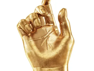 Sculpture of a hand 3D model