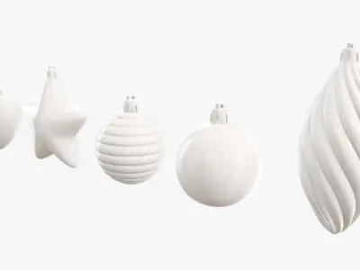 Christmas tree decoration toys 3D model
