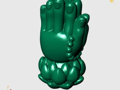 hand buddha 3D print model
