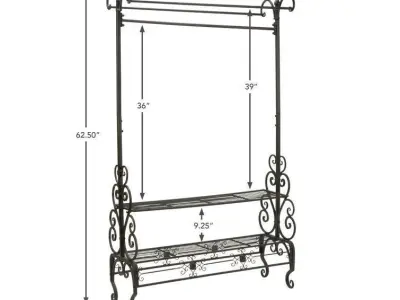 Anida Garment Rack 3D model