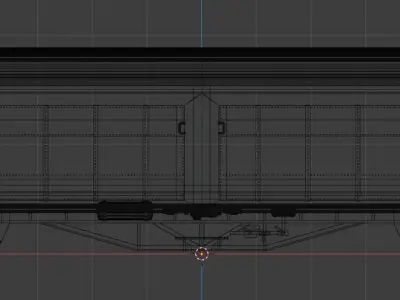 H0 1-87 scale Hbis 298 freight car  3D print model