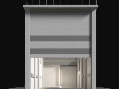 Industrial building 25i11 3D model