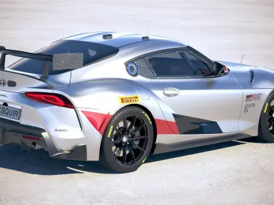 Toyota Supra GT4 2020 3D model