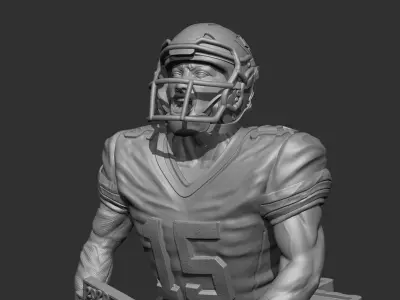 3 Time Super Bowl Champion Patrick Mahomes PART II 3D print model