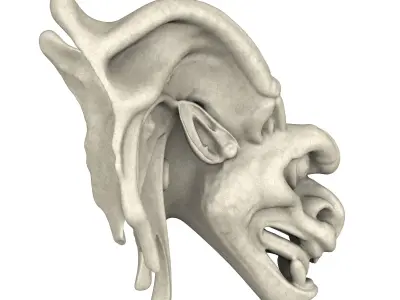 Gargoyle Head 3D model