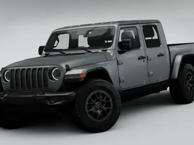 Jeep Wrangler Rubicon 392 2021 Gladiator 3D model