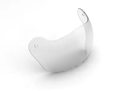 Helmet Glass Visor 3D print model