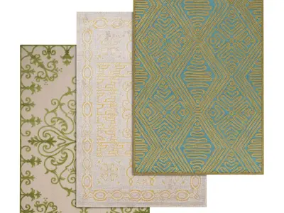 Rug Set 1013 3D model