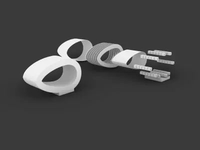 Bench ring Free 3D model