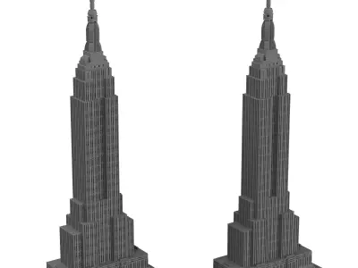 Lego Architecture - 21046 Empire State Building 3D model