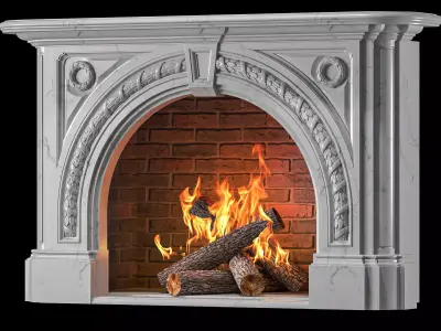 westland london fireplace 14777 3D model