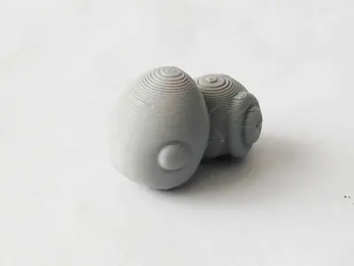 Cute Chameleon 3D print model