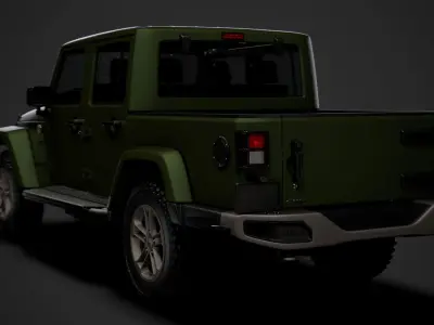 Jeep Gladiator 75th Anniversary JK 2018 3D model