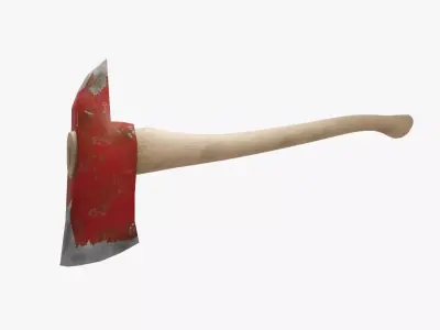 3D Fire Axe  3D model