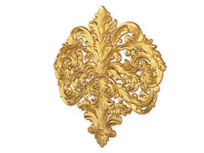 Classic decor ornament carved 47  3D model