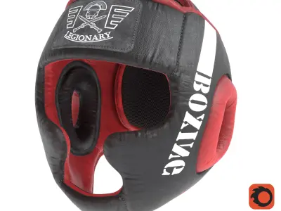 Boxing  Headgear Guard Low-poly 3D model