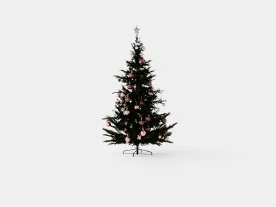 Christmas Tree Low-poly 3D model