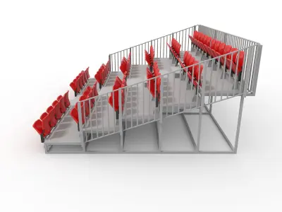Bleachers 33 3D model