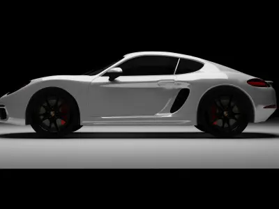 Porsche 718 Cayman S 3D model