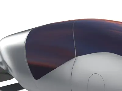 Car missile future 3D model