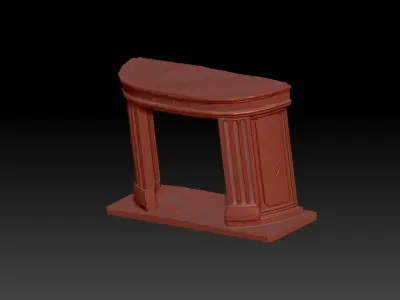 TRADITIONAL MANTEL 3D print model