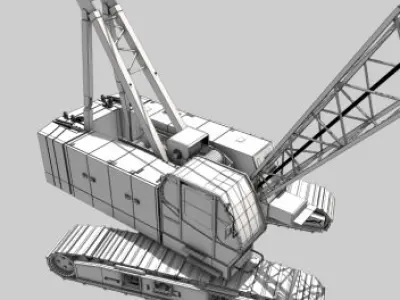 Yard Crane 3D model