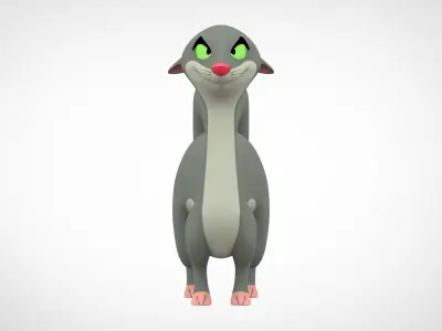 Scorch  Low-poly 3D model