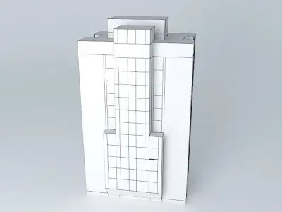 Hotel in Kaunas Free 3D model