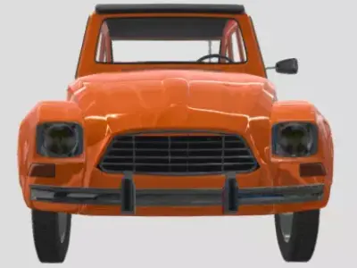 citroen baby car 3D model