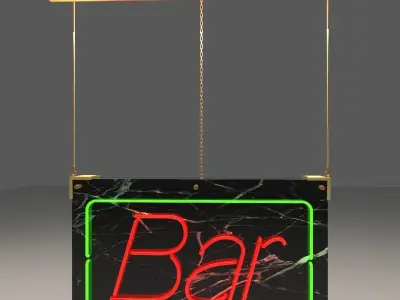 Neon sign 3D model