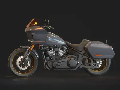 Base model Harley Davidson Low Rider ST 2023 3D model