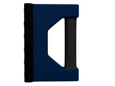 3D dual scanner low-poly model Low-poly 3D model