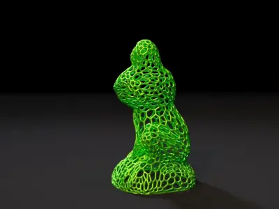 Garden Frog 3D print model