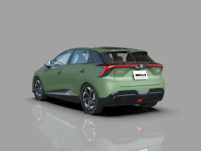 MG MG4 EV 2022 HQ interior 3D model