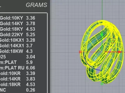 Elegant Spiral Pendant Necklace 3D print model
