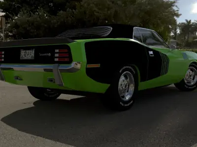 Plymouth Cuda 1970 - 1971 3D model