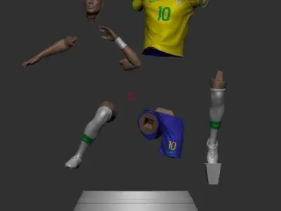 Neymar JR 3D Printable 7 3D print model