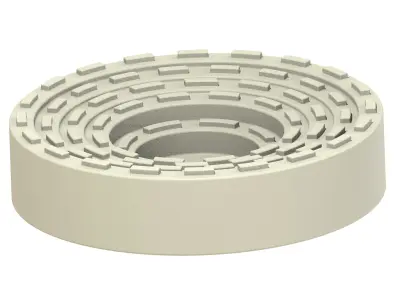 Premium Open Auditorium 3D print model