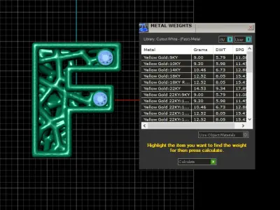 SIMPLE ALPHABET F PENDANT 3D PRINTABLE MODEL  3D print model