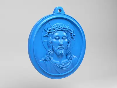 Christ medal 2 3D print model