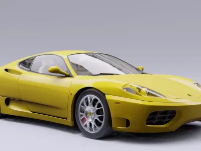 Ferrari modena 360 model in Blender 3D 3D model