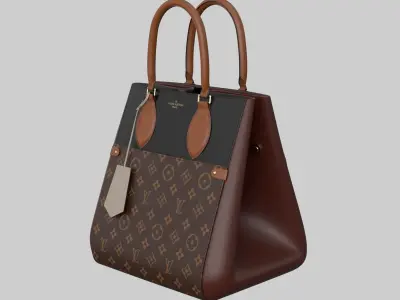 FOLD TOTE MM--Louis vuitton handbag 3D model