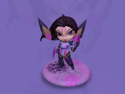 Chibi Kaisa 3D print model